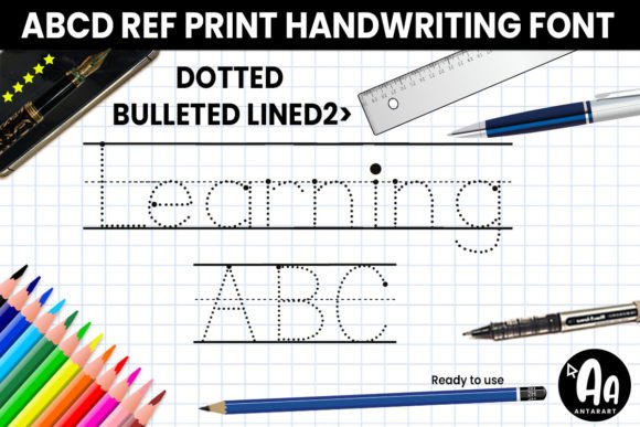 Abcd Ref Dotted Bulleted Lined2: A Font for Thoughtful Design