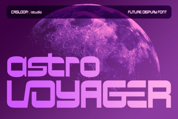 Astro Voyager: A Futuristic Font for Modern Web Design