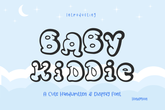 Baby Kiddie Font for Handmade Projects