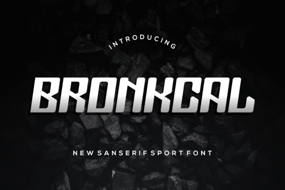Bronkcal Display Font for Web Design