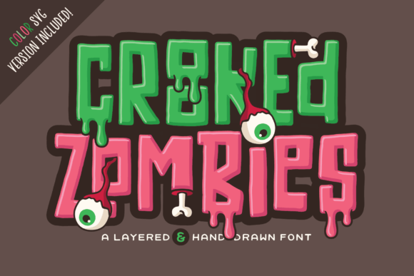 Crooked Zombies Font Review for Brand Design