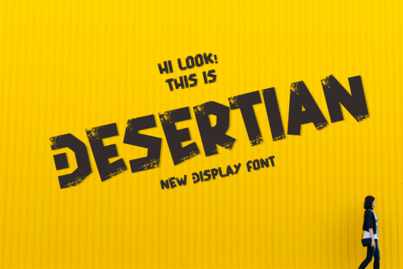 Desertian Font for Editorial Design and Branding