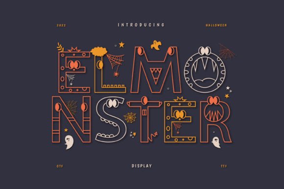 Elmonster: A Quirky Display Font for Bold Branding