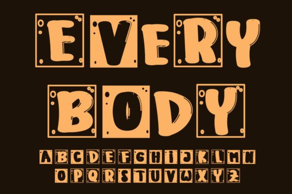 Every Body: A Playful Font for Branding Projects