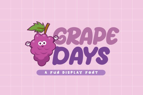 Grape Days Display Font Review