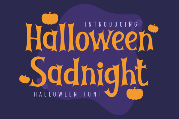Halloween Sadnight Font for Spooky Seasonal Creations