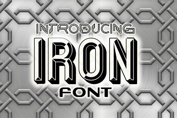 Iron Font for Branding That Stands Out