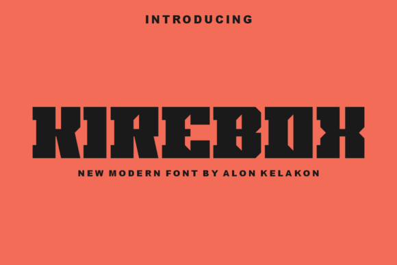 Kirebox: A Bold Display Font for Business Branding