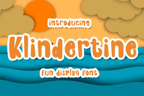 Klindertine Display Font Review