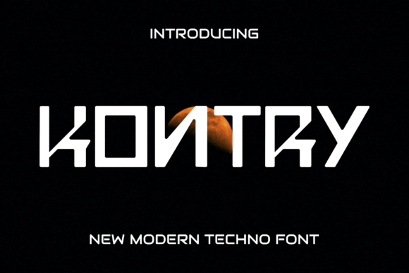 Kontry: A Modern Display Font for Bold Branding