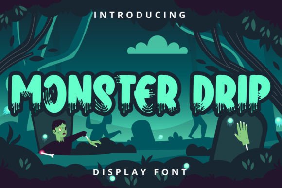 Monster Drip: A Bold Display Font for Editorial Creativity