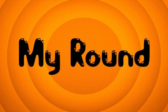 My Round: A Playful Display Font for Handmade Creations