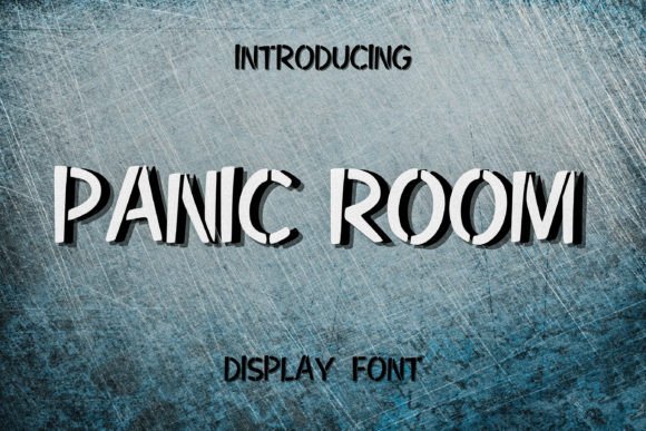 Panic Room Font for Handmade Creations