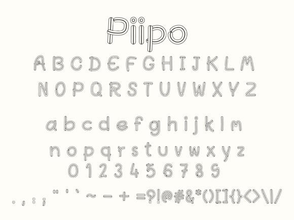 Piipo Font for Eye-Catching Campaign Designs
