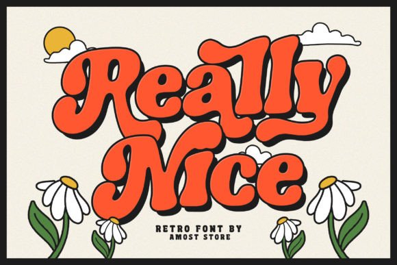 Really Nice: A Groovy Font for Modern Editorial Design