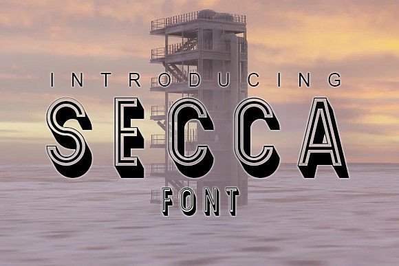 Secca: A Modern Display Font for Bold Visual Impact