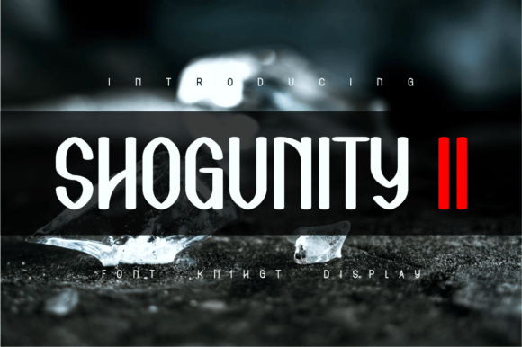 Shogunity II Font for Handmade Creations