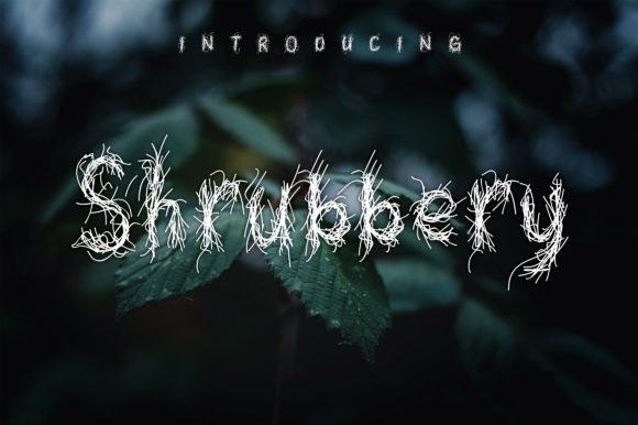 Shrubbery Font for Eye-Catching Campaigns