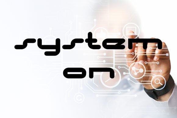 System On Font for Bold Digital Branding